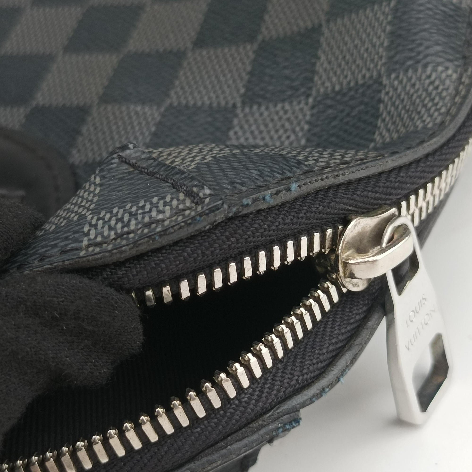 Porte-Documents Jour NM Noir Damier Graphite N48260 CA4119ポルトドキュマンジュール PDJ NM ノワール ダミエ グラフィット N48260 CA4119