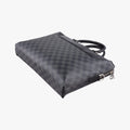 Porte-Documents Jour NM Noir Damier Graphite N48260 CA4119ポルトドキュマンジュール PDJ NM ノワール ダミエ グラフィット N48260 CA4119