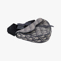 saddle Navy Jacquard×Leather 21-BO-1210サドル ネイビー ジャガード×レザー 21-BO-1210