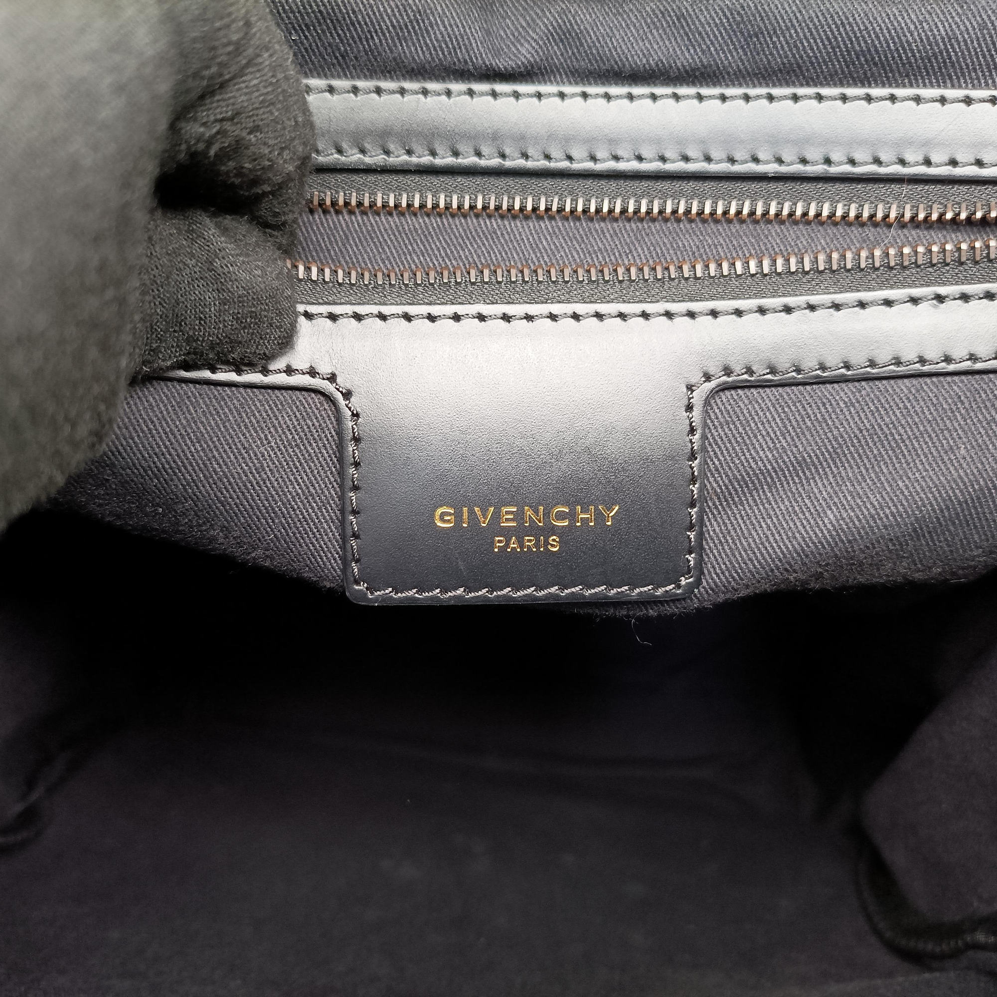 RiderBlackCanvas × Calfskin Leather ZE F 0156ライダーブラックキャンバス × カーフレザーZE F 0156