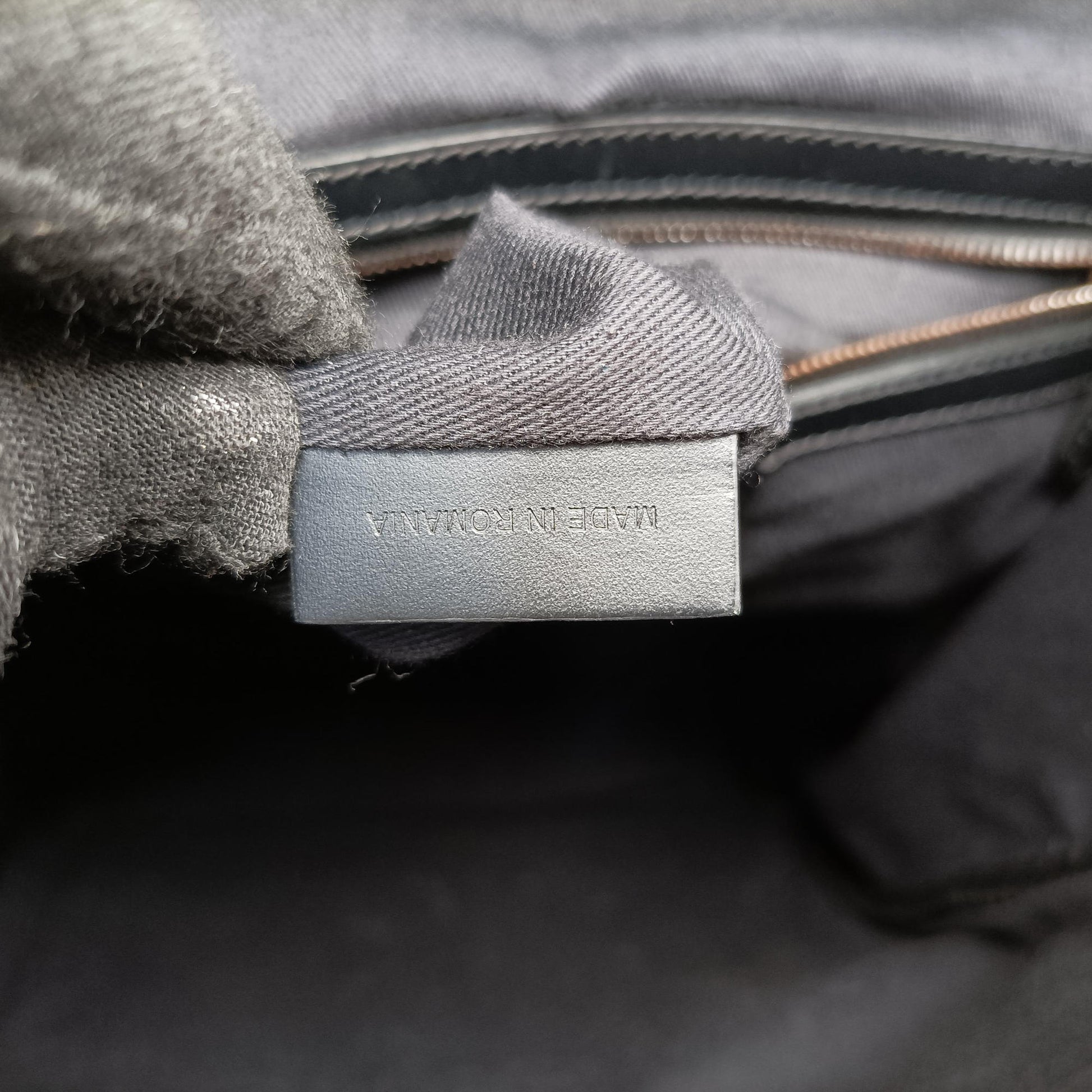 RiderBlackCanvas × Calfskin Leather ZE F 0156ライダーブラックキャンバス × カーフレザーZE F 0156