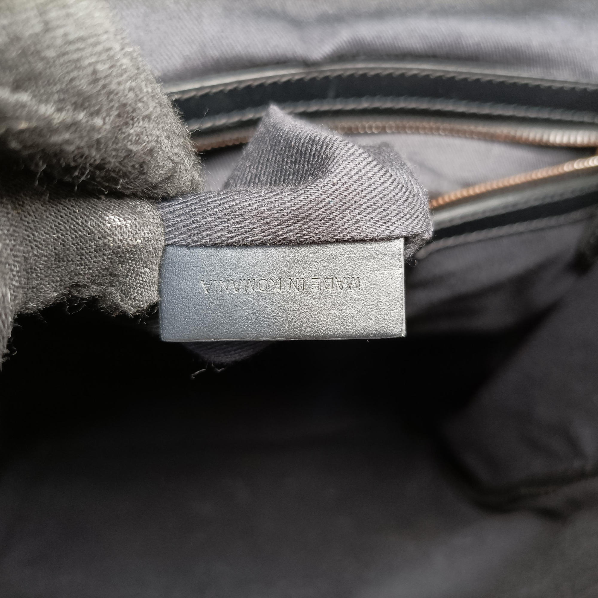 RiderBlackCanvas × Calfskin Leather ZE F 0156ライダーブラックキャンバス × カーフレザーZE F 0156