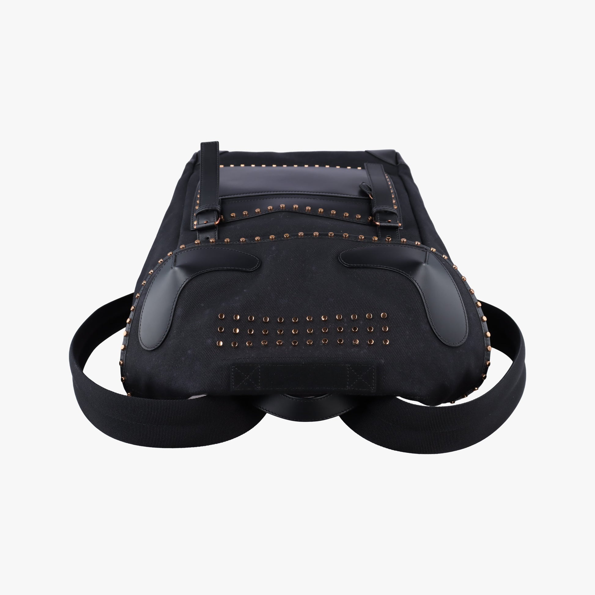 RiderBlackCanvas × Calfskin Leather ZE F 0156ライダーブラックキャンバス × カーフレザーZE F 0156