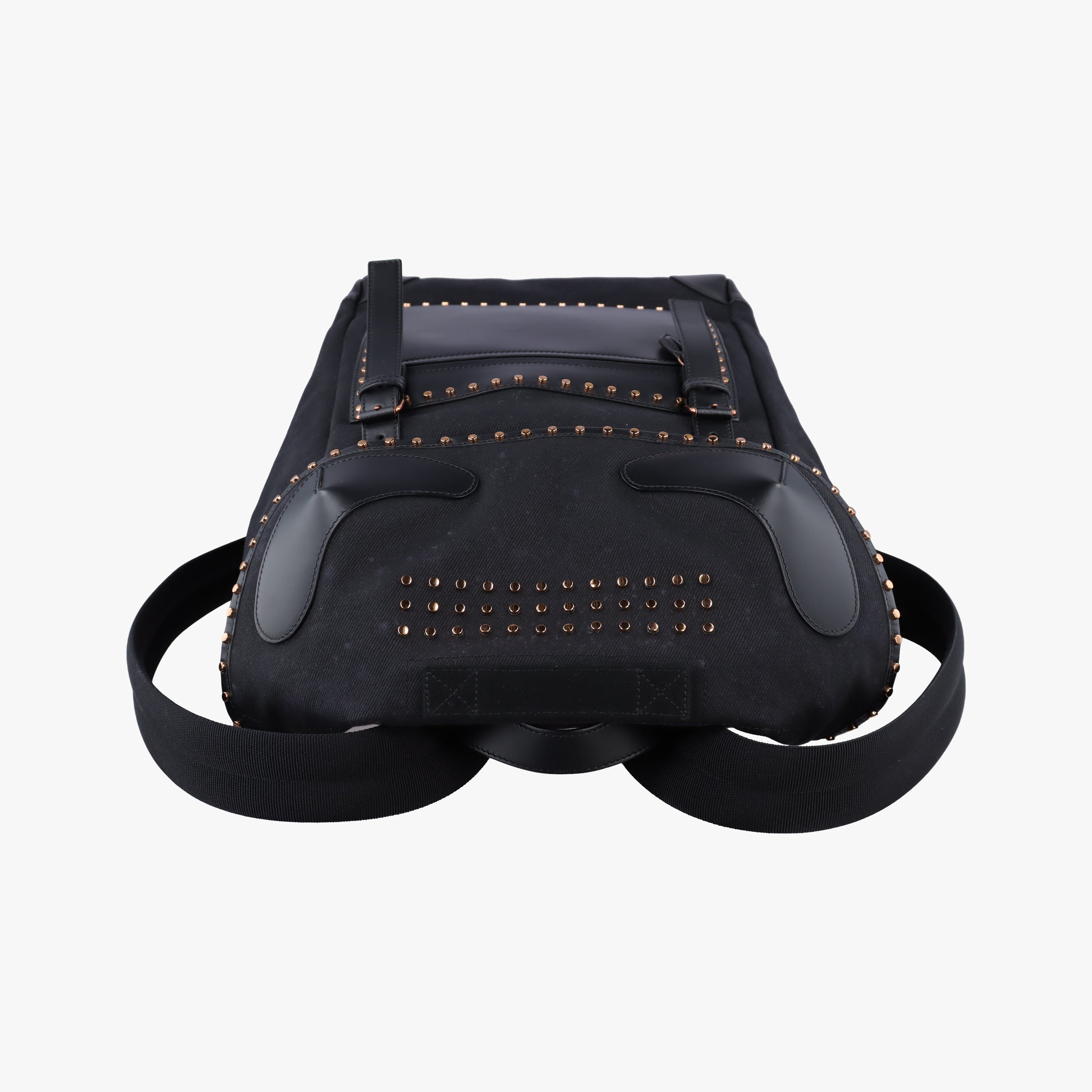 RiderBlackCanvas × Calfskin Leather ZE F 0156ライダーブラックキャンバス × カーフレザーZE F 0156