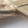 Pre-owned Gucci Abbey D-Ring Golden×Brown Leather×canvas 189931 handbag | stylenewstar