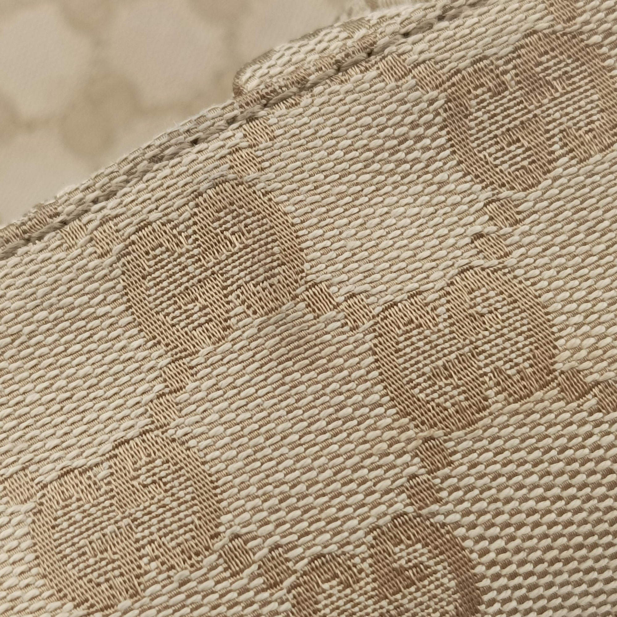 Pre-owned Gucci Abbey D-Ring Golden×Brown Leather×canvas 189931 handbag | stylenewstar