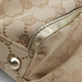 Vintage Gucci Abbey D-Ring Golden × Beige canvas×leather 190248 handbag | stylenewstar