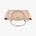 Vintage Gucci Abbey D-Ring Golden × Beige canvas×leather 190248 handbag | stylenewstar