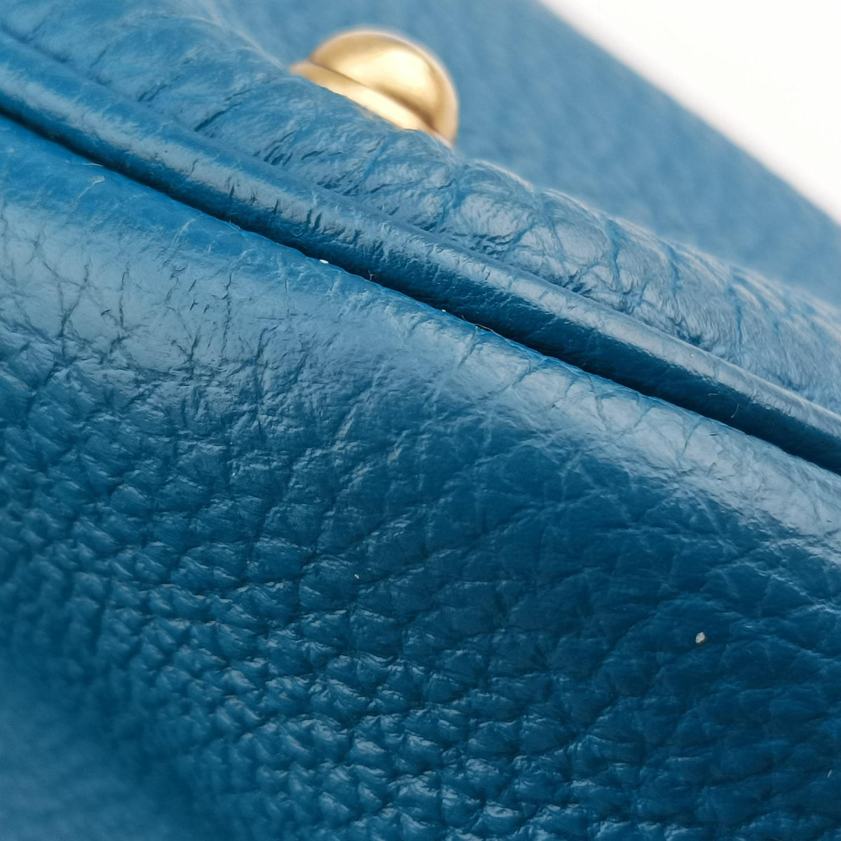 Vintage Gucci Bright Bit Blue Leather 353117 shoulderbag | stylenewstar