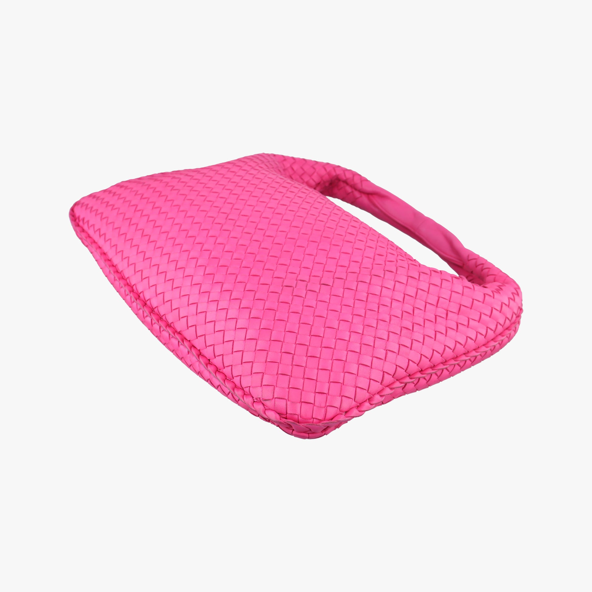 Vintage Bottega Veneta Intrecciato Rose lambskin  handbag | stylenewstar