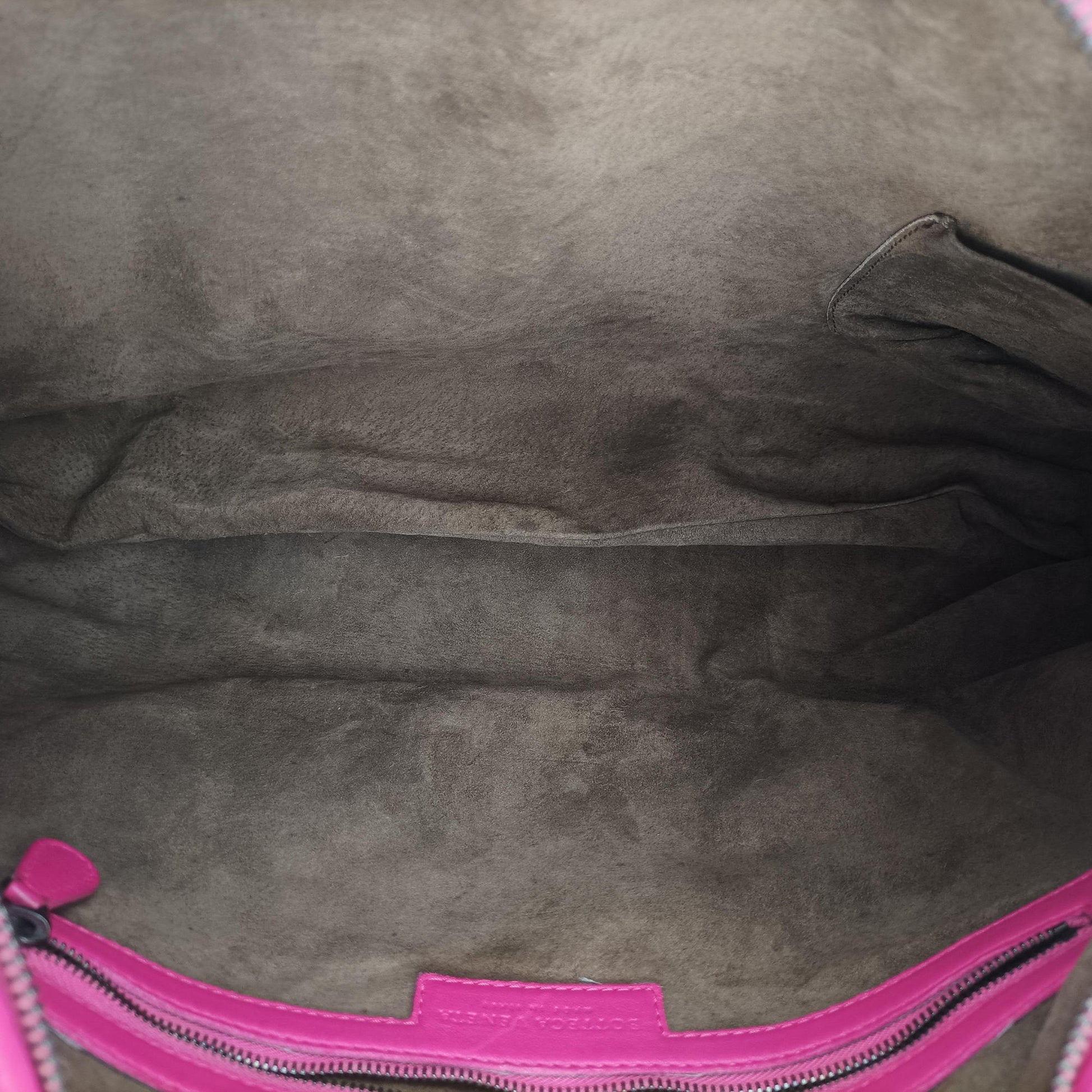 Vintage Bottega Veneta Intrecciato Rose lambskin  handbag | stylenewstar