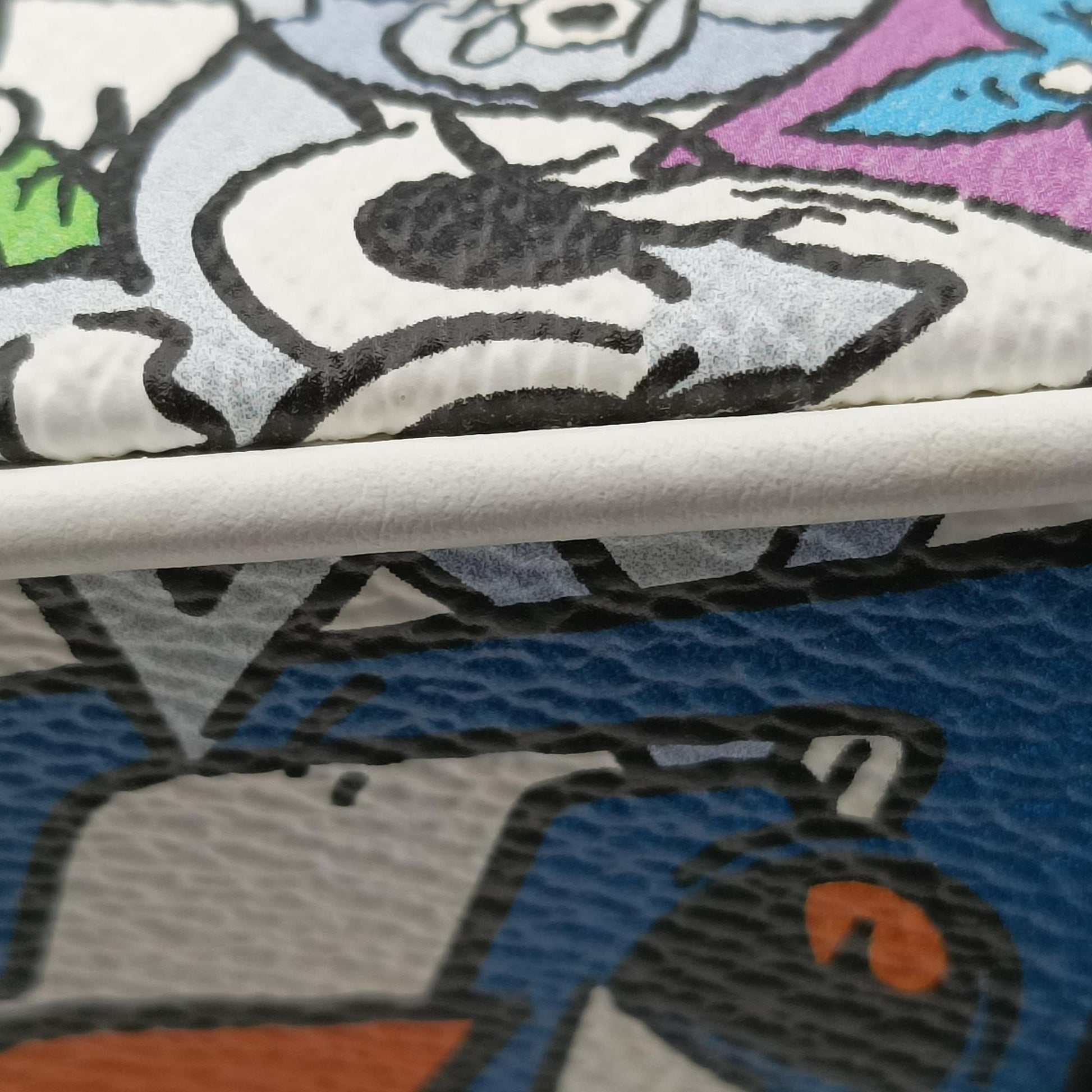 Mini Soft Trunk White×multicolor Monogram Comics M82008 IC Chipミニソフトトランク ホワイト×マルチカラー モノグラムコミック M82008 ICチップ