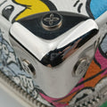 Mini Soft Trunk White×multicolor Monogram Comics M82008 IC Chipミニソフトトランク ホワイト×マルチカラー モノグラムコミック M82008 ICチップ