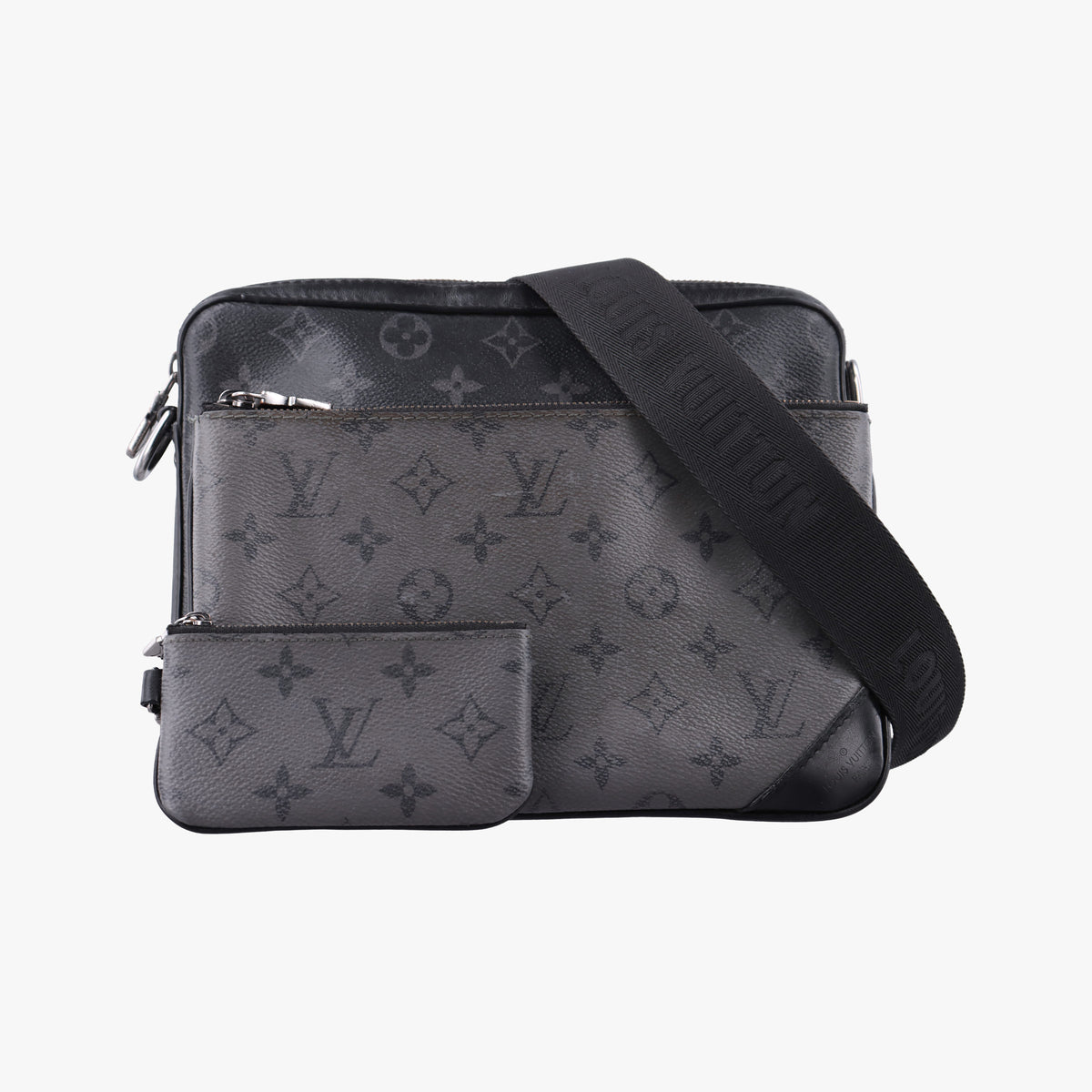 Trio Messenger Gris Monogram Shadow M46603 TJ2290 IC Chipトリオ メッセンジャー グリ モノグラム シャドウ M46603 TJ2290 ICチップ