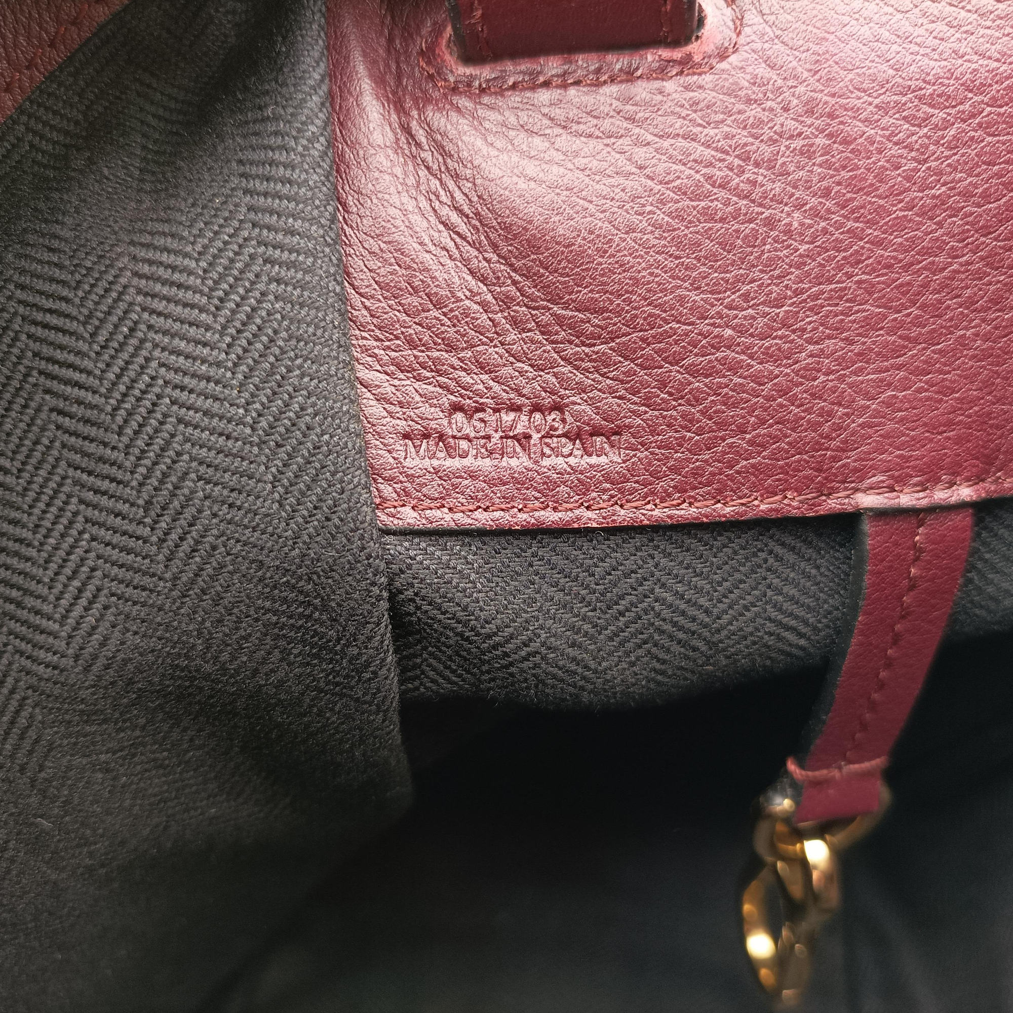 hammock Red×burgundy leather 061703ハンモック レッド×ワインレッド レザー 061703