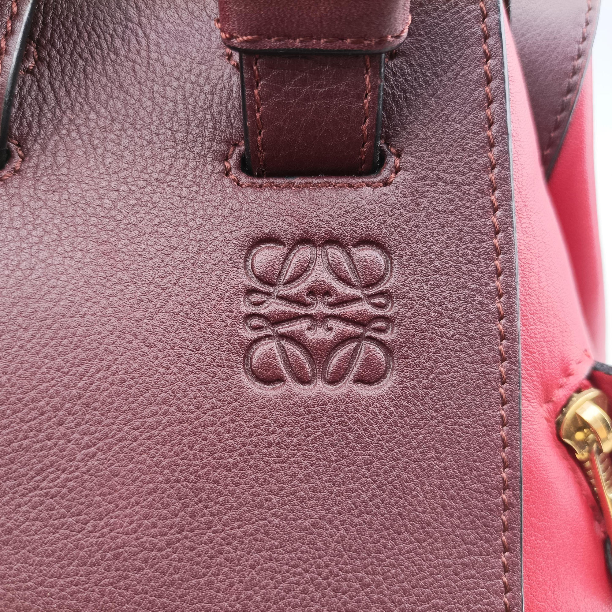 hammock Red×burgundy leather 061703ハンモック レッド×ワインレッド レザー 061703