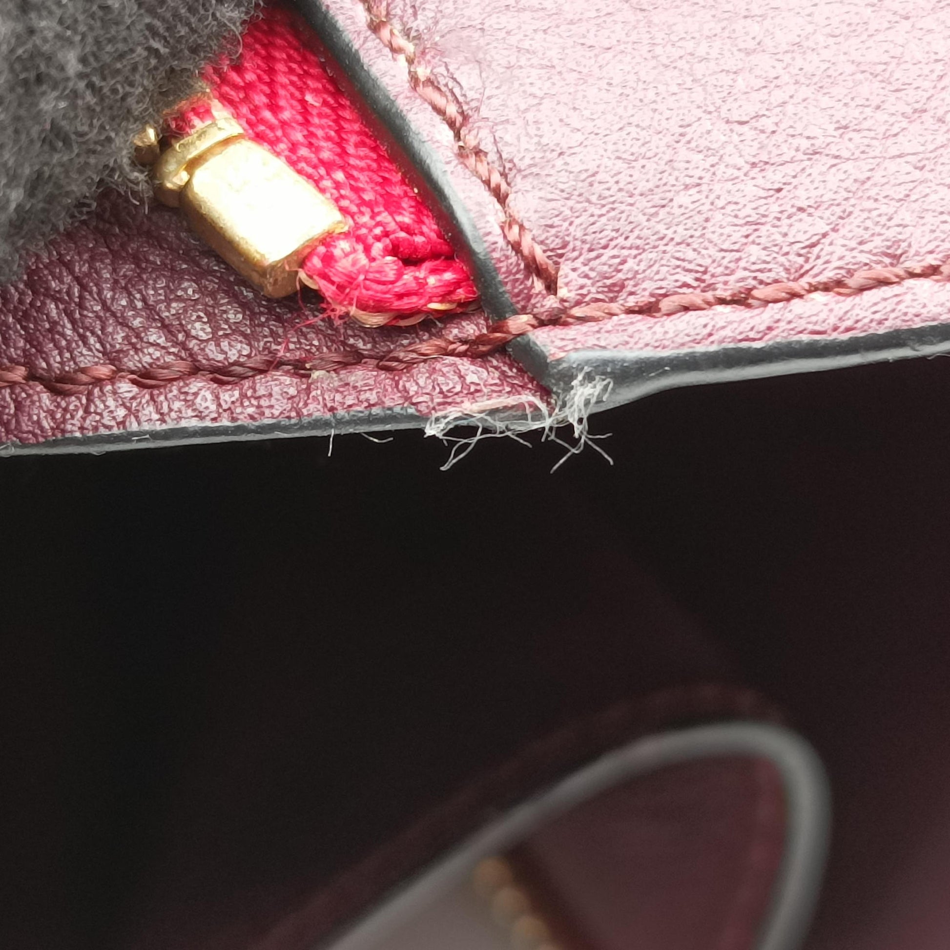 hammock Red×burgundy leather 061703ハンモック レッド×ワインレッド レザー 061703