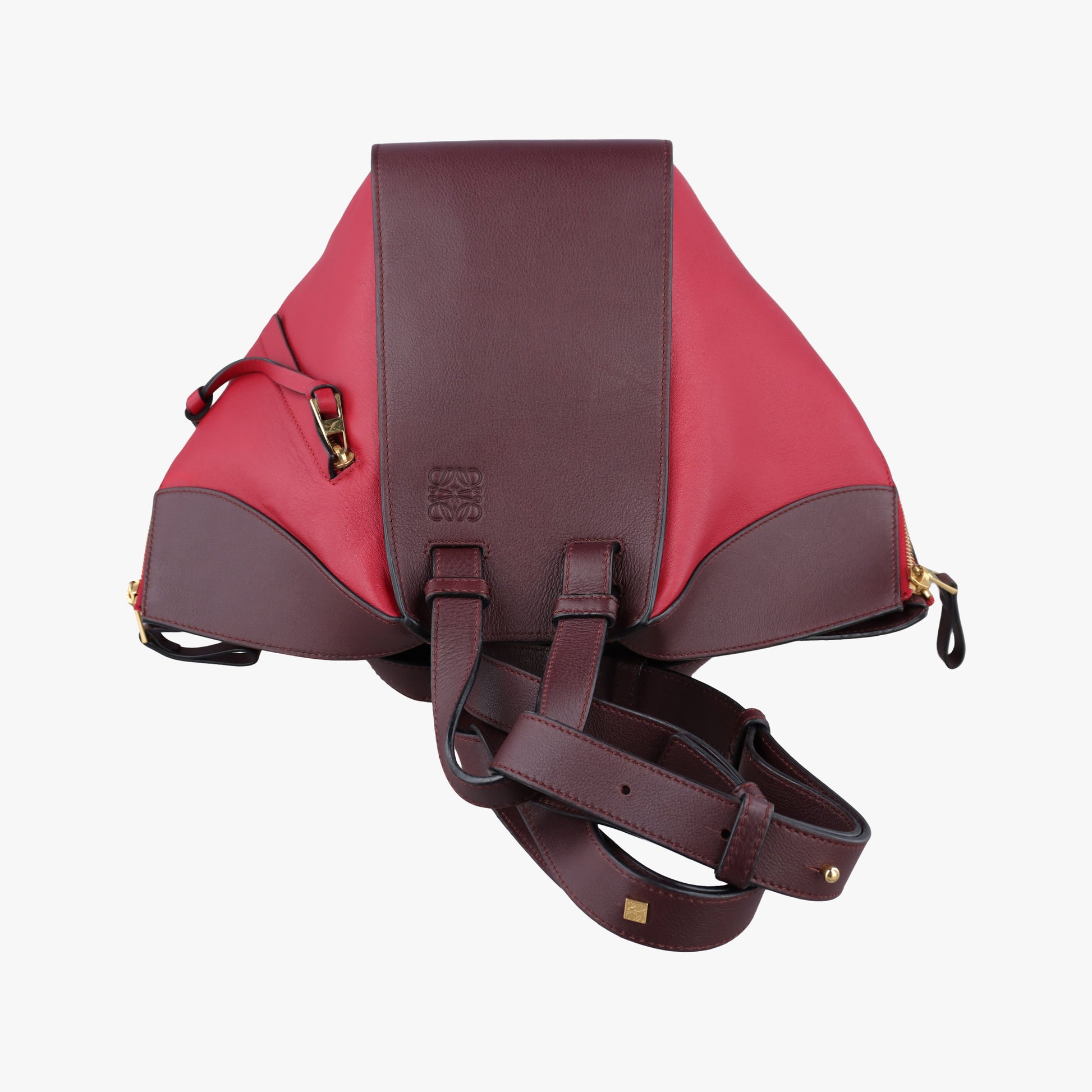 hammock Red×burgundy leather 061703ハンモック レッド×ワインレッド レザー 061703