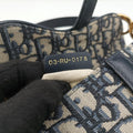 Saddle Navy×grey Jacquard × Leather 03-RU-0178サドル ネイビー×グレー ジャガード×レザー 03-RU-0178