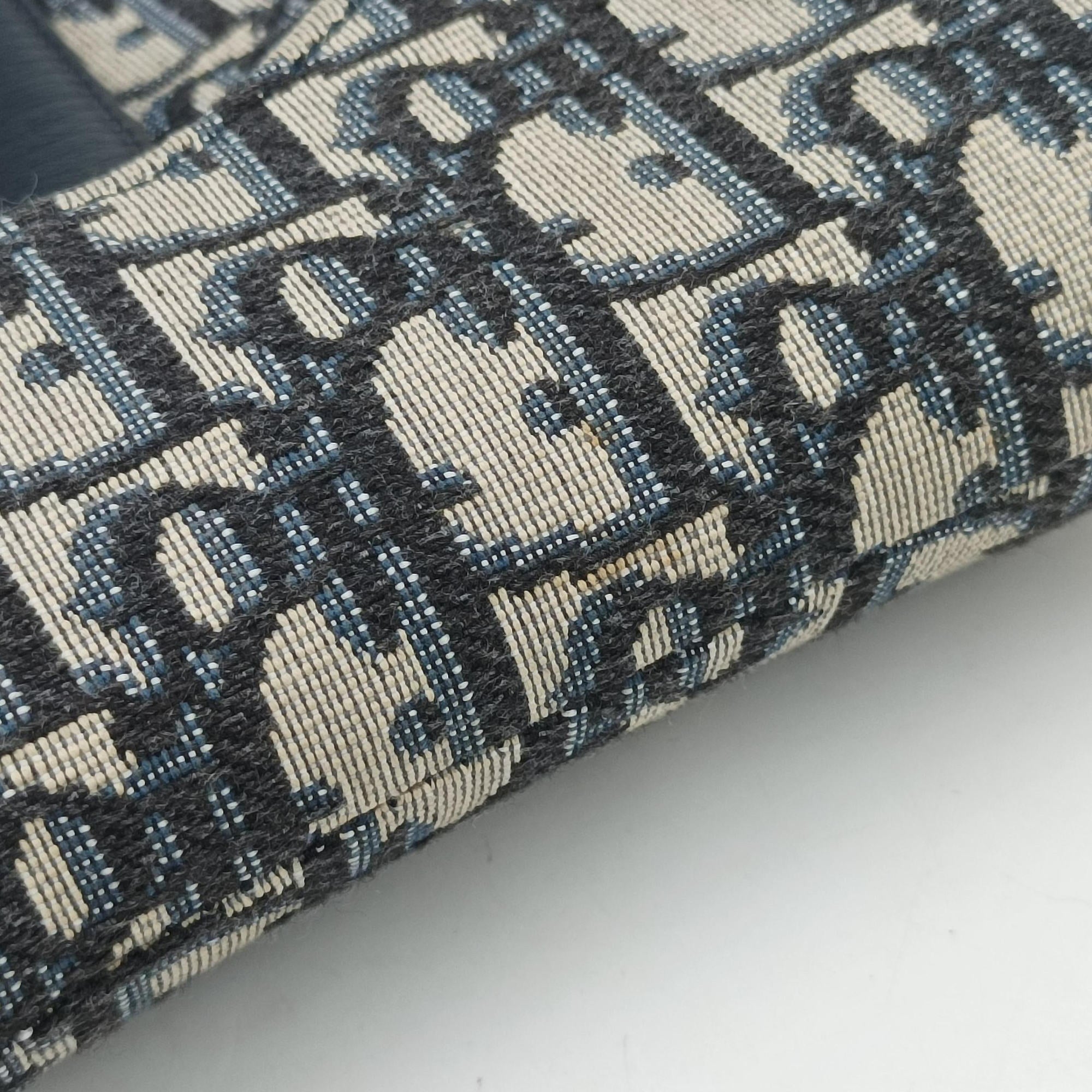 Saddle Navy×grey Jacquard × Leather 03-RU-0178サドル ネイビー×グレー ジャガード×レザー 03-RU-0178
