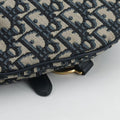 Saddle Navy×grey Jacquard × Leather 03-RU-0178サドル ネイビー×グレー ジャガード×レザー 03-RU-0178