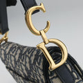 Saddle Navy×grey Jacquard × Leather 03-RU-0178サドル ネイビー×グレー ジャガード×レザー 03-RU-0178