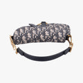 Saddle Navy×grey Jacquard × Leather 03-RU-0178サドル ネイビー×グレー ジャガード×レザー 03-RU-0178