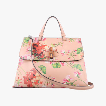 Bamboo Daily Beige×Multicolour Leather 392013 E019360673バンブーデイリー ベージュ×マルチカラー レザー 392013 E019360673