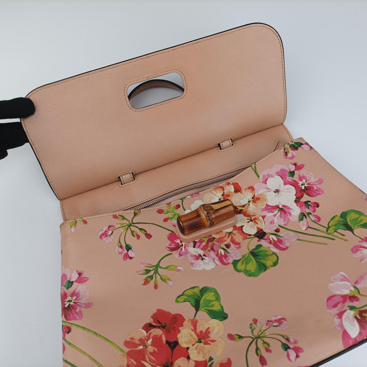 Bamboo Daily Beige×Multicolour Leather 392013 E019360673バンブーデイリー ベージュ×マルチカラー レザー 392013 E019360673