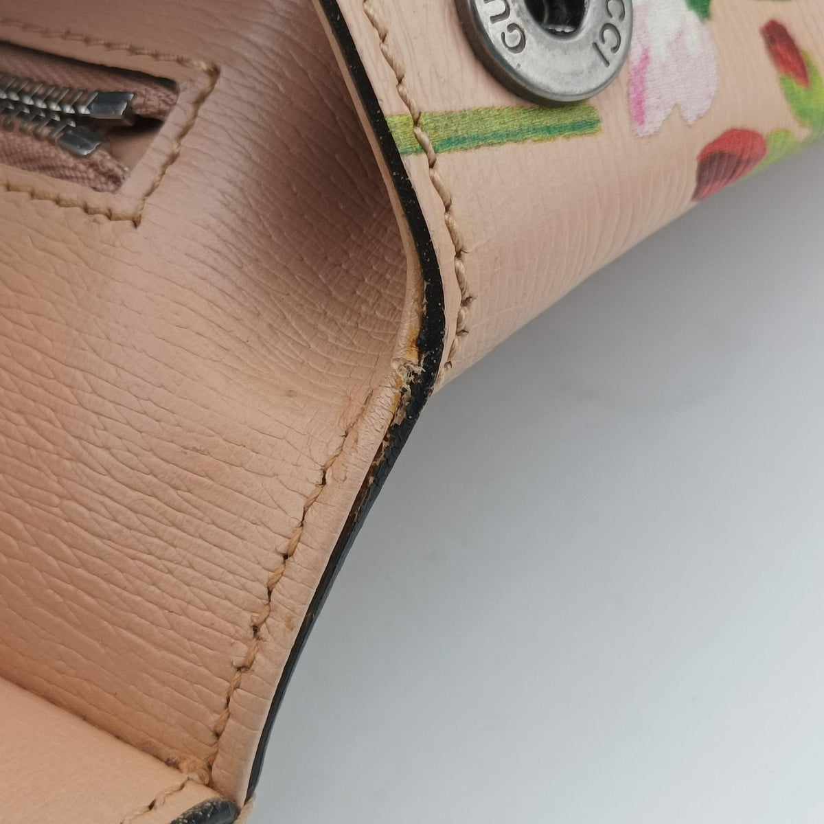 Bamboo Daily Beige×Multicolour Leather 392013 E019360673バンブーデイリー ベージュ×マルチカラー レザー 392013 E019360673