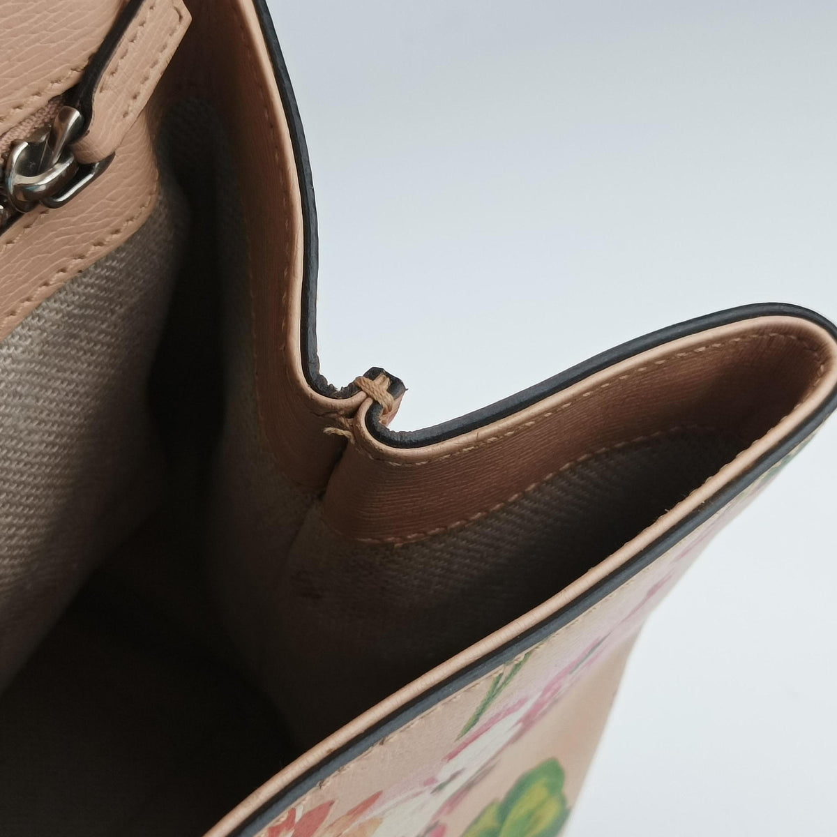 Bamboo Daily Beige×Multicolour Leather 392013 E019360673バンブーデイリー ベージュ×マルチカラー レザー 392013 E019360673