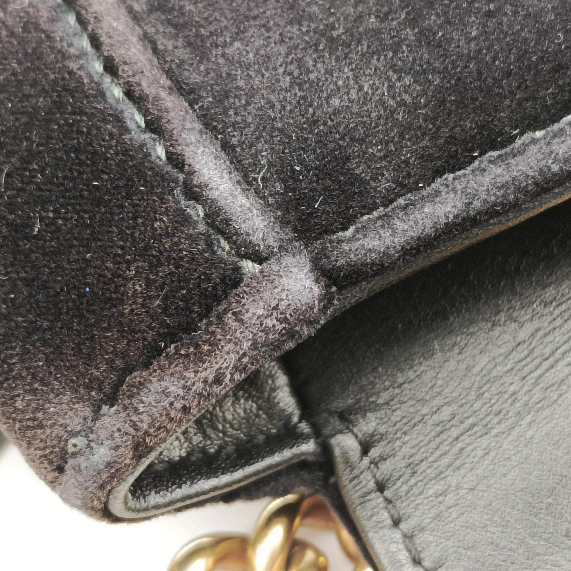 GG Marmont Black×multicolor velour 443496 A023406142GGマーモント ブラック×マルチカラー ベロア 443496 A023406142