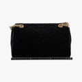 GG Marmont Black×multicolor velour 443496 A023406142GGマーモント ブラック×マルチカラー ベロア 443496 A023406142