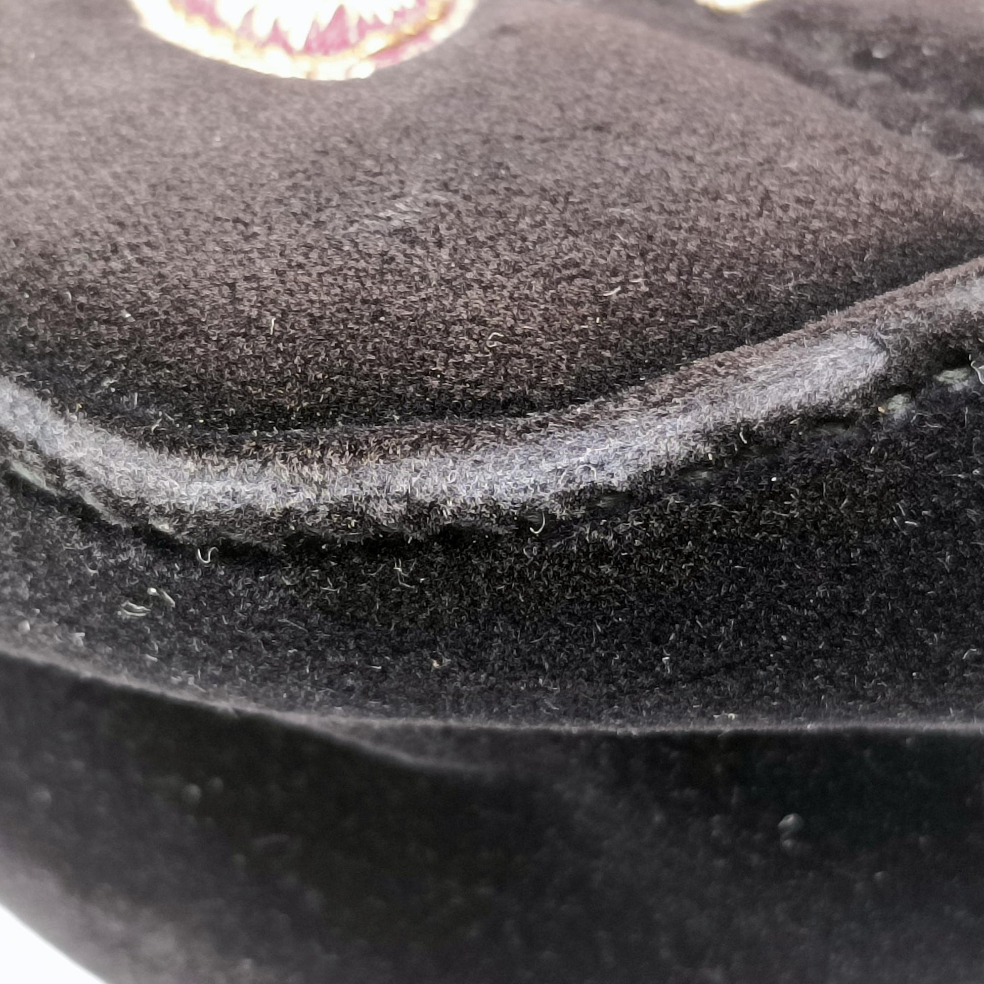 GG Marmont Black×multicolor velour 443496 A023406142GGマーモント ブラック×マルチカラー ベロア 443496 A023406142