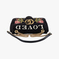 GG Marmont Black×multicolor velour 443496 A023406142GGマーモント ブラック×マルチカラー ベロア 443496 A023406142