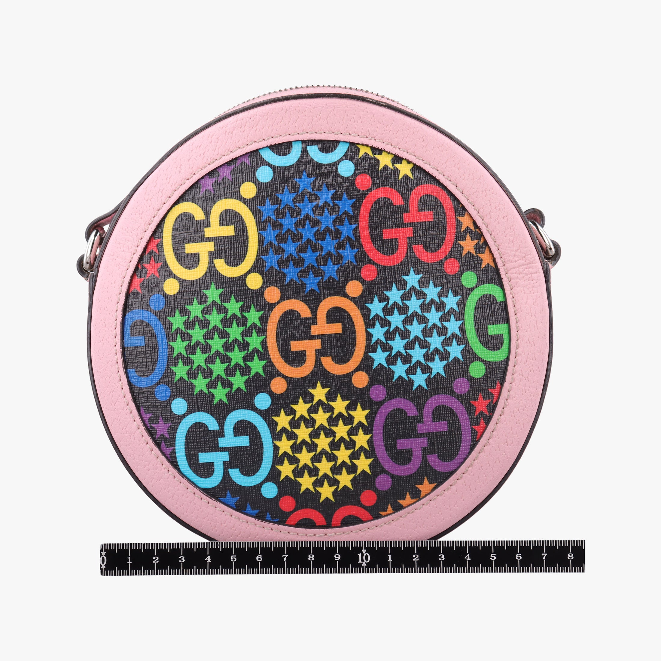 DISNEY Collaboration Mickey Mouse Pink×Black×Multicolor PVC coated canvas 603938 D031886139ディズニーコラボ ミッキーマウス ピンク×ブラック×マルチカラー PVCコーティングキャンバス 603938 D031886139