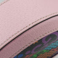 DISNEY Collaboration Mickey Mouse Pink×Black×Multicolor PVC coated canvas 603938 D031886139ディズニーコラボ ミッキーマウス ピンク×ブラック×マルチカラー PVCコーティングキャンバス 603938 D031886139