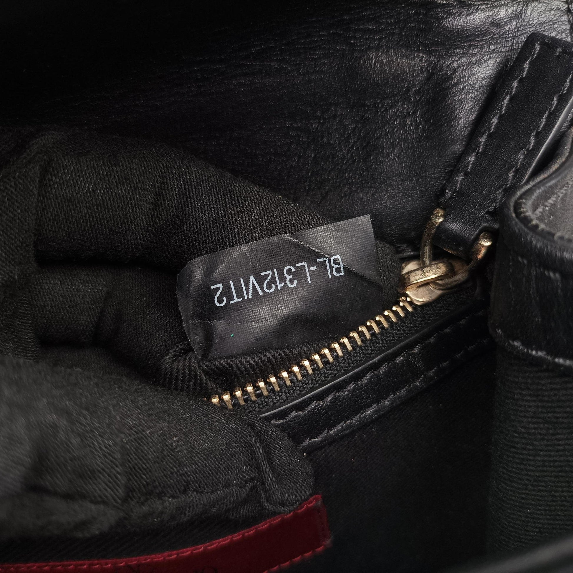 Rockstud Glam Lock Black Leather BL-L312VIT2ロックスタッズグラムロックスモール ブラック レザー BL-L312VIT2