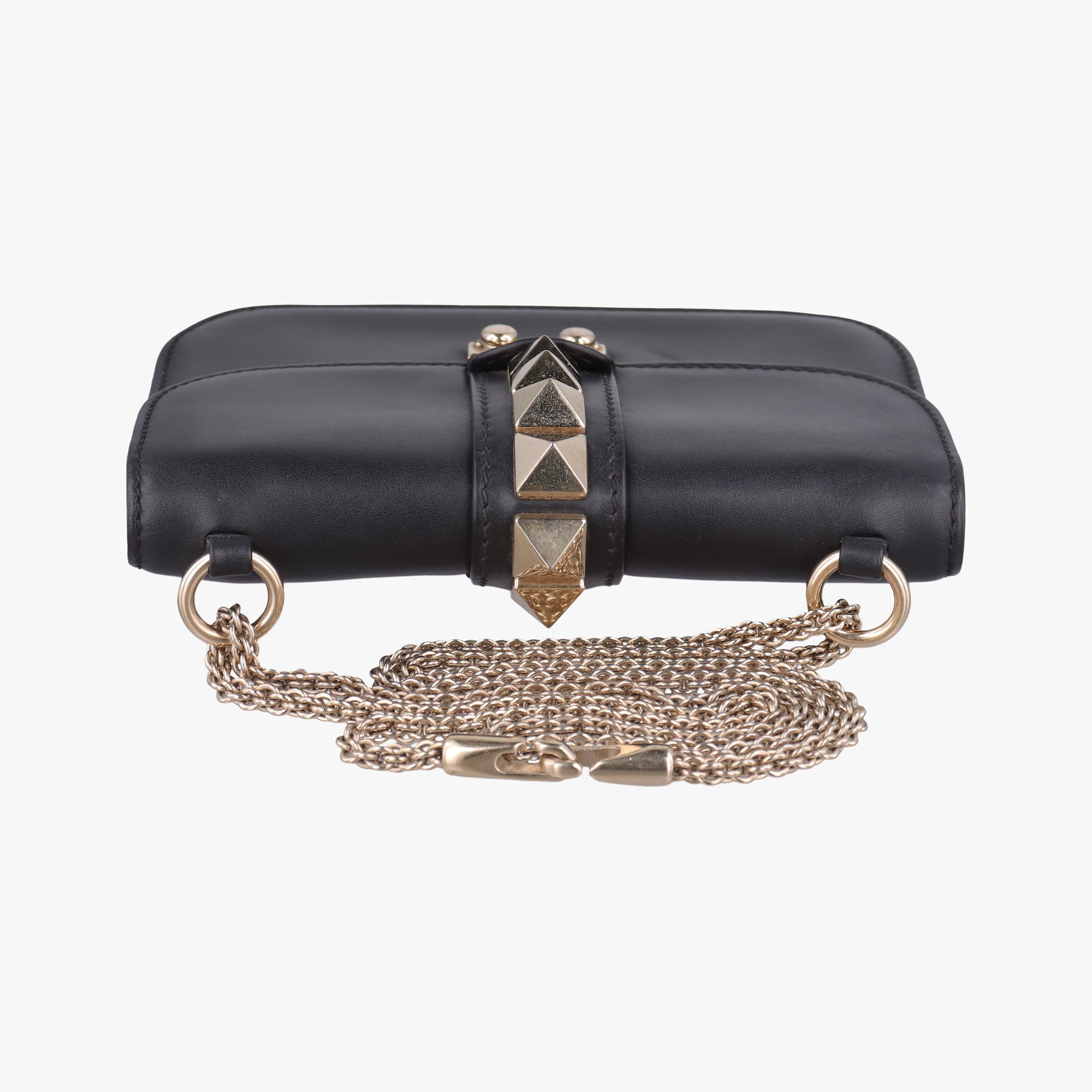 Rockstud Glam Lock Black Leather BL-L312VIT2ロックスタッズグラムロックスモール ブラック レザー BL-L312VIT2