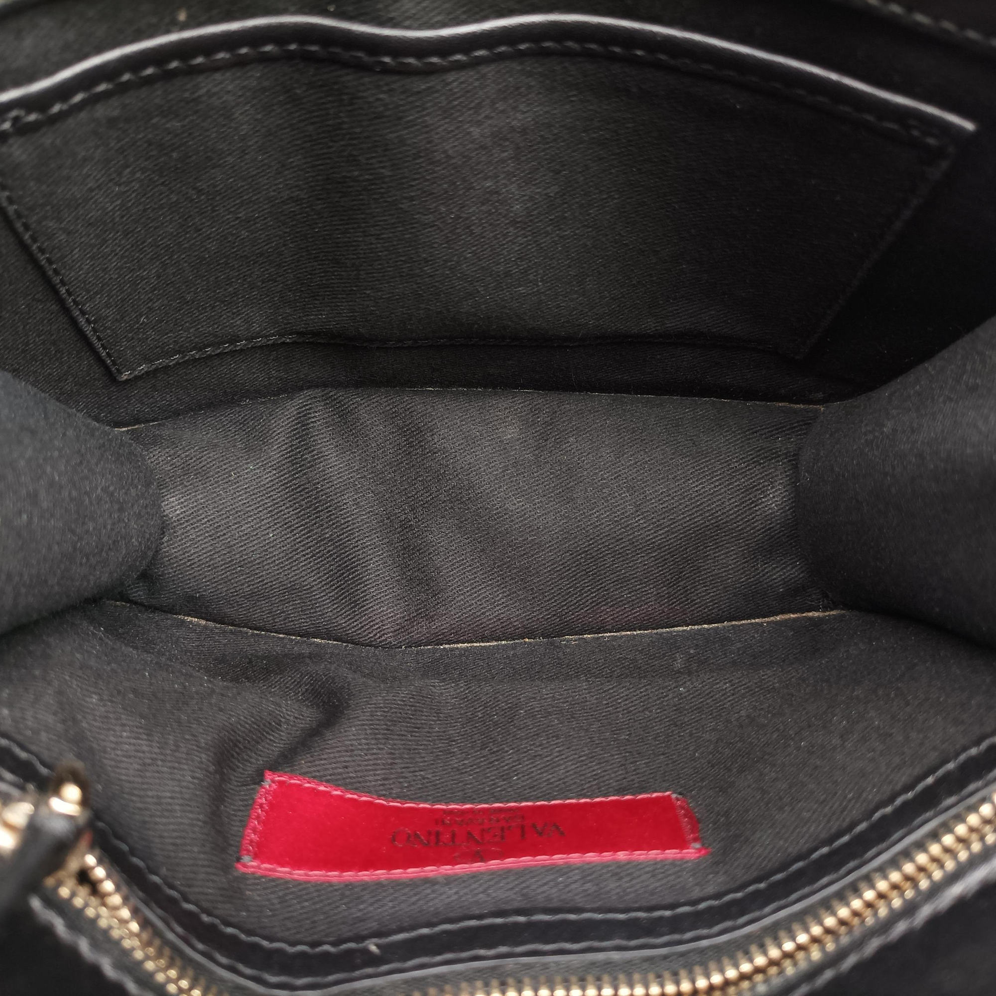 Rockstud Glam Lock Black Leather BL-L312VIT2ロックスタッズグラムロックスモール ブラック レザー BL-L312VIT2