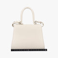 Pre-owned Delvaux Brillon MM White Leather  shoulderbag | stylenewstar