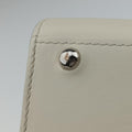 Pre-owned Delvaux Brillon MM White Leather  shoulderbag | stylenewstar