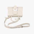 Pre-owned Delvaux Brillon MM White Leather  shoulderbag | stylenewstar