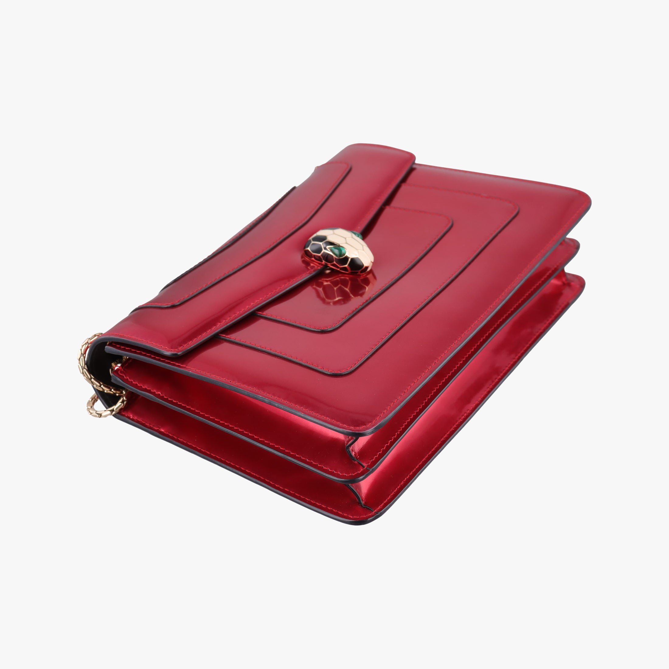 Serpenti Forever Red Patent Leather AX.L16.282175セルペンティ フォーエバー レッド パテント AX.L16.282175