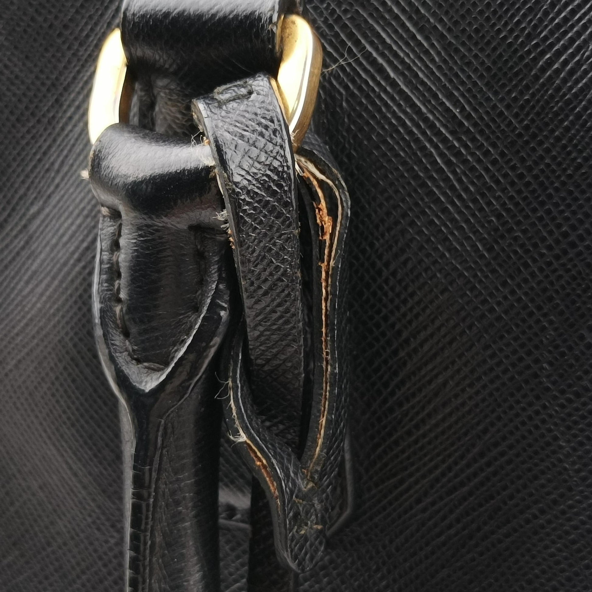 Galleria Black SAFFIANO Leather BN2274 117ガレリア ブラック サフィアーノレザー BN2274 117
