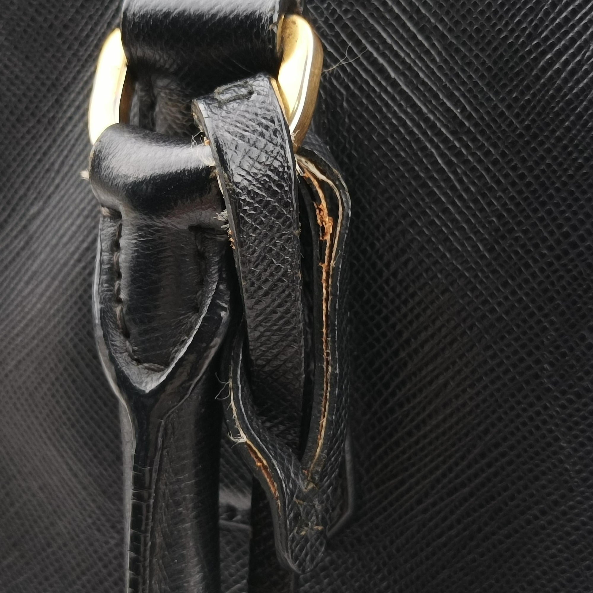 Galleria Black SAFFIANO Leather BN2274 117ガレリア ブラック サフィアーノレザー BN2274 117
