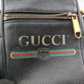 Print Messenger Black Leather 574803 C028991892プリントメッセンジャー ブラック レザー 574803 C028991892