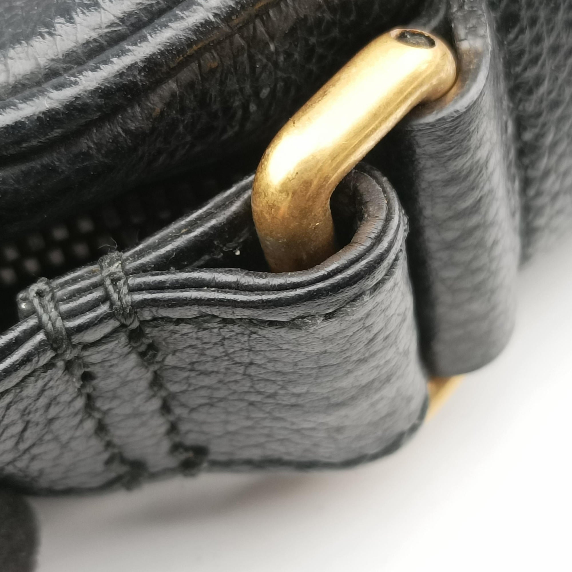Print Messenger Black Leather 574803 C028991892プリントメッセンジャー ブラック レザー 574803 C028991892