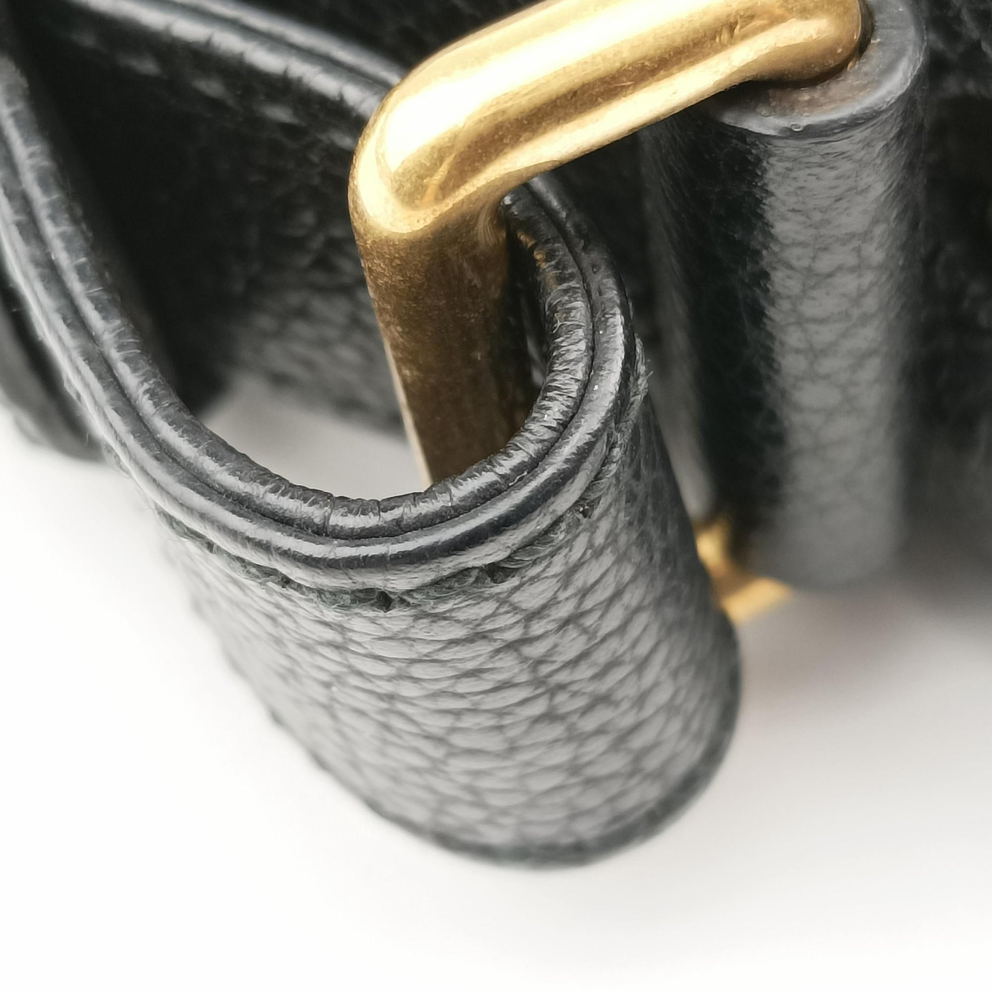 Print Messenger Black Leather 574803 C028991892プリントメッセンジャー ブラック レザー 574803 C028991892