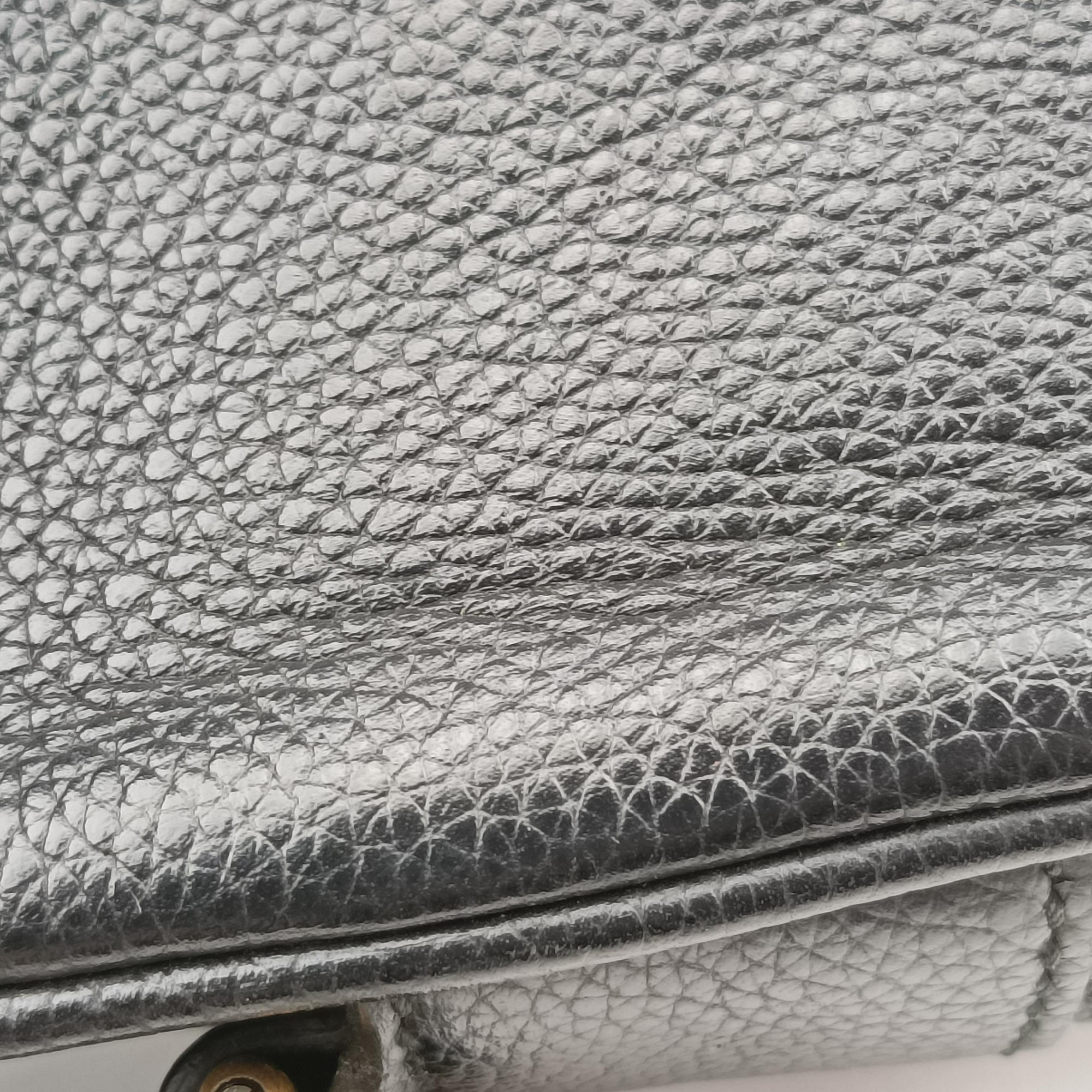 Print Messenger Black Leather 574803 C028991892プリントメッセンジャー ブラック レザー 574803 C028991892